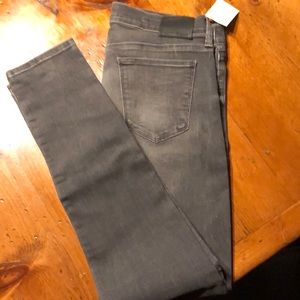 Lucky Brand Brooke skinny jeans gray NWT